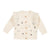 Little Dutch Knitted Cardigan | Soft White (Floral Embroideries)