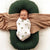Snuggle Hunny Snuggle Swaddle & Beanie Set | Green Palm