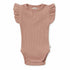 Snuggle Hunny | Short Sleeve Organic Bodysuit | Rose