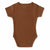 Snuggle Hunny | Short Sleeve Organic Bodysuit | Chocolate