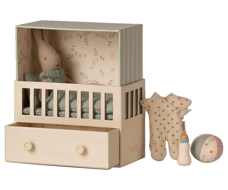 MAILEG Baby Room w. Micro Bunny MAILEG Baby Room w. Micro Bunny