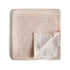 Mushie Organic Cotton Muslin Swaddle Blanket | Natural Stripe
