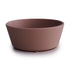 Mushie Round Silicone Bowl | Cloudy Mauve