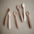 Mushie Spoon Set | Blush & Shifting Sand | 2 Pack