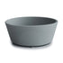 Mushie Round Silicone Bowl | Stone