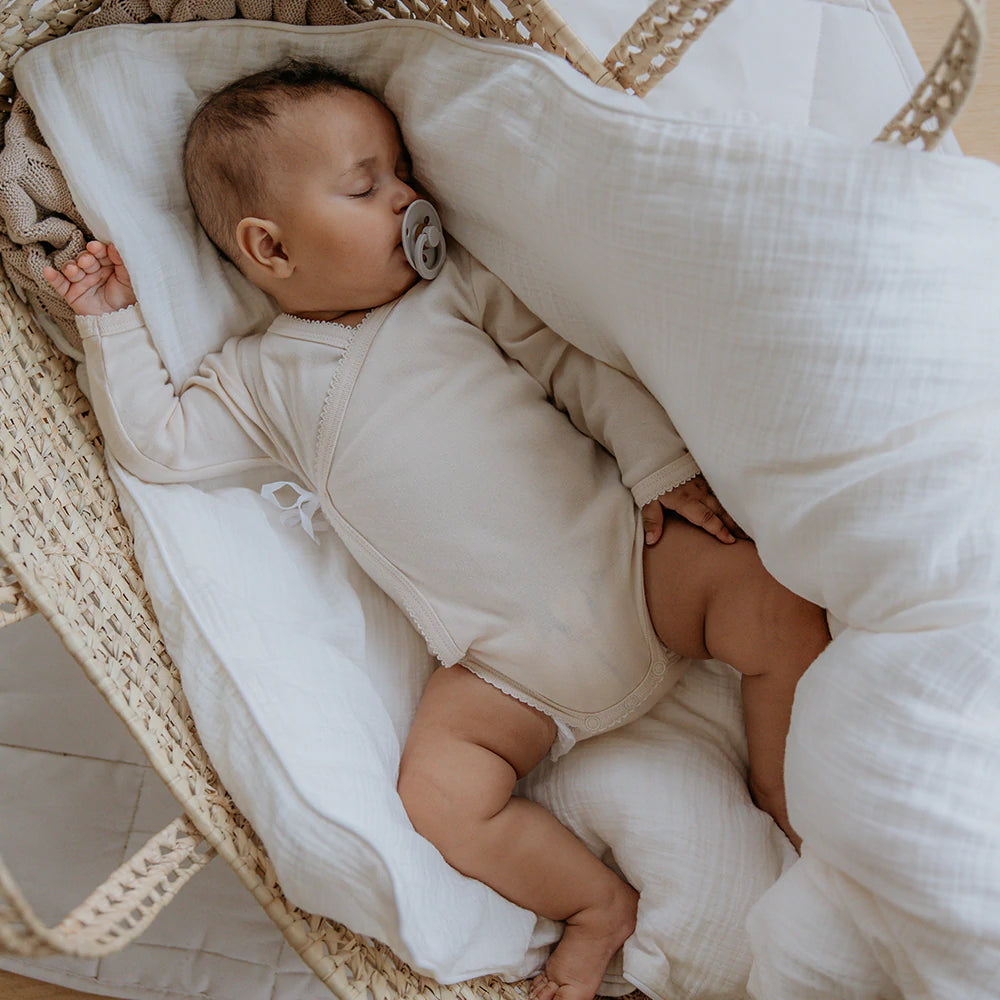 BIBS Baby Bedding Ivory Full of Beans Baby Kids Boutique