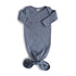 Mushie Ribbed Knotted Baby Gown | Tradewinds