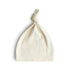 Mushie Ribbed Knotted Beanie | Ivory