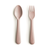 Mushie Fork & Spoon Set | Blush