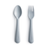 Mushie Fork & Spoon Set | Cloud