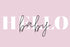 Full of Beans Gift Card | Hello Baby | Dusky Lilac