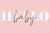 Full of Beans Gift Card | Hello Baby | Dusty Pink