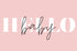 Full of Beans Gift Card | Hello Baby | Dusty Pink