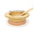 Organic Bamboo Bowl & Spoon Set | Happy Hippo | Apricot