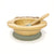 Organic Bamboo Bowl & Spoon Set | Happy Hippo | Sage