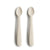 Mushie Spoon Set | Ivory | 2 Pack
