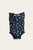 Jamie Kay Organic Cotton Frill Singlet Bodysuit | Sapphire Floral