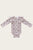Jamie Kay Organic Cotton L/S Frill Bodysuit | Lilian Floral