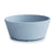 Mushie Round Silicone Bowl | Powder Blue