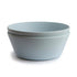 Mushie Round Plastic Bowl Set | Powder Blue (Set of 2)