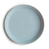 Mushie Round Dinner Plate | Powder Blue (Set of 2)