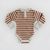 Snuggle Hunny Organic Long Sleeve Bodysuit | Biscuit Stripe