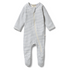 Wilson & Frenchy Organic Zipsuit with Feet | Blue Depths