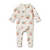 Wilson & Frenchy Organic Zipsuit with Feet | So Peachy
