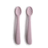 Mushie Spoon Set | Lilac | 2 Pack