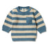 Wilson & Frenchy Knitted Stripe Pocket Jumper | Bluestone