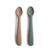 Mushie Spoon Set | Dried Thyme & Natural | 2 Pack