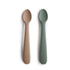 Mushie Spoon Set | Dried Thyme & Natural | 2 Pack