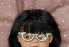 Miniland Educational Asian Girl Baby Doll, with Glasses