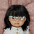 Miniland Asian Girl Doll with Glasses | 38 cm