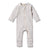 Wilson & Frenchy Organic Zipsuit with Feet | Dawn