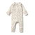 Wilson & Frenchy Organic Pointelle Zipsuit with Feet | Bunny Love